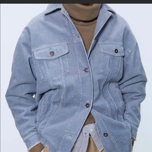 ZARA CORDUROY SHACKET